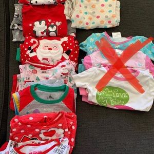 Girls 4T pj lot